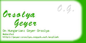 orsolya geyer business card